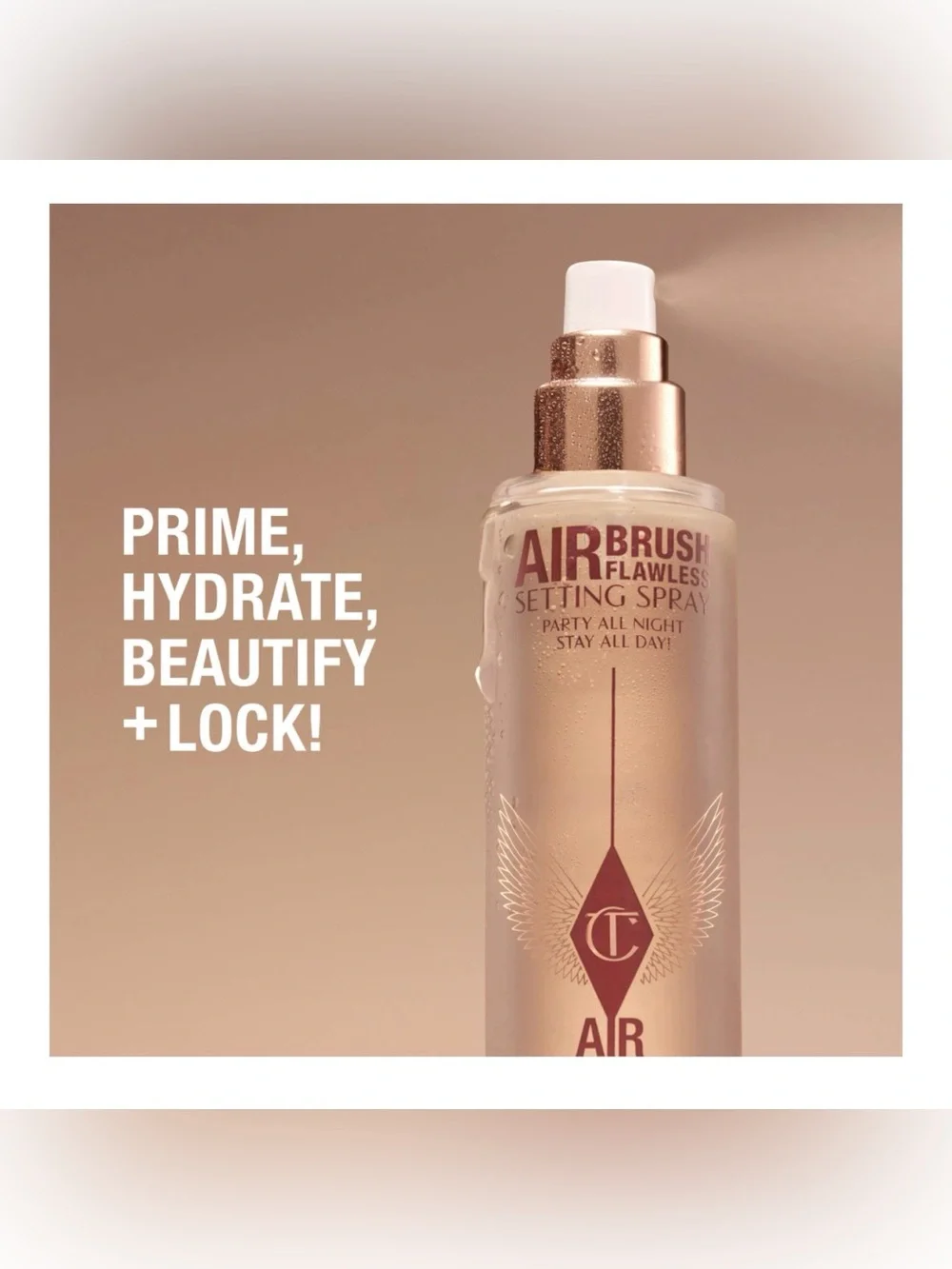 Charlotte‎ Tilbury Airbrush Setting Spray New in Box Full Size